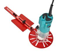 Modello di taglio del cerchio del router, modello di cerchi per router | Guida al modello e al router all'hardware del cabinet | Modello hardware 'armadio e guida del router per tagliare la r