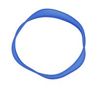 Modello di Taglio della Scollatura, Prevenire lo Scivolamento, la Pulizia Facile, l'elevata elasticità, la Guida per il Taglio dei Capelli in Casa (BLUE)