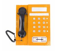 Modello di telefono retrò, simulazione di telefono d’epoca, telefono decorativo in stile antico con struttura in metallo per l’arredamento della casa e dell’ufficio, giochi di (Gialla)