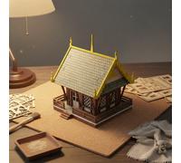 Modello di Tempio Del Sud-Est Asiatico Design Realistico per Scenic Display