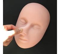 Modello di testa in silicone per addestramento ad iniezione, strumento di pratica di sutura ad alta simulazione per infermieri e studenti di medicina, aiuto didattico educativo