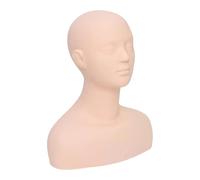Modello di testa per pratica cosmetologica con base senza punta Caratteristiche realistiche per l'allenamento del trucco Tecniche di acconciatura e massaggio Testa multifunzionale per pratica di