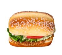 Modello di torta hamburger simulazione immaginazione per bambini Engage per dive