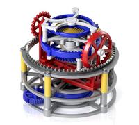 Modello Di Trasmissione A Ingranaggi Per Tourbillon A Tre Assi Stampato In 3d, Kit Di Componenti Per Modello Di Tourbillon A Tre Assi, Materiale Pet, Per L'educazione Stem Ed Esperimenti