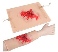Modello di trauma, for medicazione delle ferite e laccio emostatico, modello pelle ferita simulata indossabile, da riutilizzabile, esercizi chirurgici sutura for il controllo emorragie