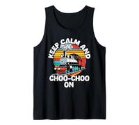 Modello Di Treno Keep Calm And Choo-Choo On Canotta