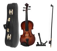 Modello di Violino in Miniatura in Legno - Mini Modello di Violino Squisito e Delicato da 7,9 Pollici con Supporto, Arco e Custodia per la Decorazione di Casa e Ufficio