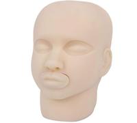 Modello di viso per allenamento a iniezione con tessuto osseo per micro-plastica e insegnamento di bellezza, modello di pratica di sutura in silicone per esercizi di tatuaggio delle sopracciglia