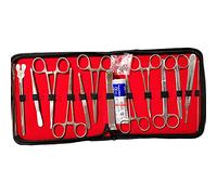 Modello didattico, 26 Pezzi Kit di dissezione per Studenti di Medicina Anatomia da Laboratorio di biologia Set con Lame per Manico di Coltello da bisturi Ideale per Stude
