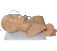Modello didattico, manichino per intubazione in PVC - Manichino per intubazione oro-nasale con dispositivo di allarme dentale, gestione delle vie aeree per l'insegnamento della formazione medica inf
