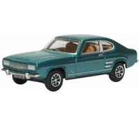 Modello Diecast Ford Capri Mk1 In Scala 1:76 - Giada Acquatica - 76CP003