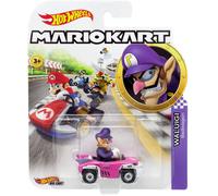 Modello DieCast KART BADWAGON di WALUIGI 5cm 1/64 Hot Wheels GJH54 Super Mario