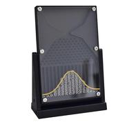 Modello Dimostrativo Della Probabilità Della Scheda Galton, Strumento Statistico Della Curva A Campana In Acrilico, Attrezzatura Didattica Per La Fisica Stem Per La Distribuzio Black with gold curves