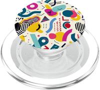 Modello dinamico a forma di geo retrò anni '80 e '90, color PopSockets PopGrip per MagSafe