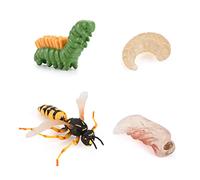 Modello Dinsecte giocattolo Insetti 3D modelli realistici Bambini modello Animale in Plastica Bambini Adi pedagogici Bambini biologia Scienza per i bambini dai 5 ai 12 anni (Bourdon)