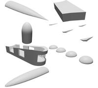 Modello Dirigibile Graf Zeppelin LZ 127 Replica Display Decorazione 3D