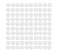 Modello distanziatore a foro singolo per salone professionale, protezione termica per estensioni dei capelli, calore in PVC 100 pezzi per un fissaggio sicuro dei capelli, con