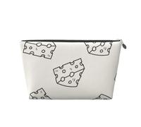 Modello Doodle di formaggio, Borsa da toilette Borsa per trucco Borsa per cosmetici Borsa da toilette da viaggio portatile