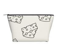 Modello Doodle di formaggio, Borsa da toilette Borsa per trucco Borsa per cosmetici Borsa da toilette da viaggio portatile