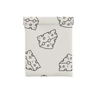 Modello Doodle di formaggio, Spremere il portafoglio superiore da donna Borsa portaoggetti Piccola portamonete Portamonete