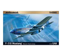 MODELLO EDUARD 82176 P-51B MUSTANG MALCOLM CAPPUCCIO BALDACCHINO 1/48