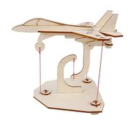 Modello educativo aeromobile con sospensione in legno Set esperimenti scientifici Set aiuti didattici fisica per studenti che imparano la fisica del legno