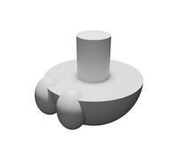 Modello Egg Cauldron da Sonic Unleashed Gioco Stampato 3D Figura Collezione