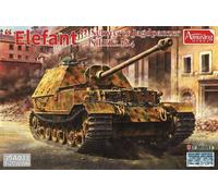 Modello Elefant Sd.Kfz.184 Amusing Hobby 1/35 Interno Completo Con Zimmerit I
