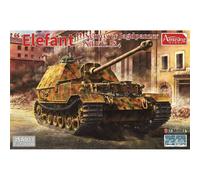 Modello Elefant Sd.Kfz.184 Amusing Hobby 1/35 Interno Completo Con Zimmerit I