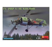Modello Elicottero Fl 282 V-16 Kolibri Miniart 41002 1/35 Modello Carro Pro