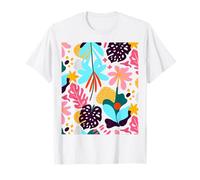 Modello esotico con frutti creativi. disegnato a mano trendy Maglietta