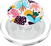 Modello esotico con frutti creativi. disegnato a mano trendy PopSockets PopGrip per MagSafe