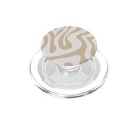 Modello estetico astratto di turbinio liquido della crema e della vaniglia PopSockets PopGrip per MagSafe
