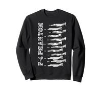 Modello F-4 Phantom Blueprint Mcdonnell Douglas F4 Phantom Felpa