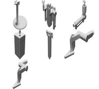 Modello Figura Pod per Gioco Nier Automata Robot Compagno Articolato Espositivo