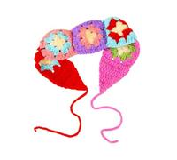 Modello Fiore Crochet Turbante Ragazza Calda Sciarpa Elastica Dei Capelli Maglia Fascia Per Le Donne Foto di