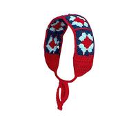 Modello Fiore Crochet Turbante Ragazze Calde Sciarpa Elastica Dei Capelli Cava Fascia Per Le Donne Moda Scatto Foto Accessorio Per Capelli Fazzoletto In Maglia