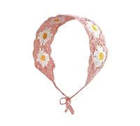 Modello Fiore Crochet Turbante Ragazze Calde Sciarpa Elastica Dei Capelli Cava Fascia Per Le Donne Moda Scatto Foto Accessorio Per Capelli Fazzoletto In Maglia