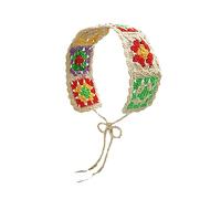 Modello Fiore Crochet Turbante Ragazze Calde Sciarpa Elastica Dei Capelli Cava Fascia Per Le Donne Moda Scatto Foto Accessorio Per Capelli