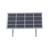 Modello Fotovoltaico per Diorama in Plastica Nero, Scala N Ho | Set per Plastici e Miniature, Moderno e Tecnologico, per Layout Ferroviari e Urbanistica