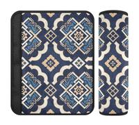 Modello geometrico piatto Liberty Pattern 2 Pack cintura di sicurezza copertura carino protegge il collo e le spalle per camion forro para cinturon de seguridad
