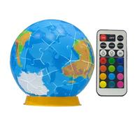 Modello Globe 3D Jigsaw, puzzle 3D Modello Globe | Kit di costruzione di puzzle 3D a globo 3D - Featura della luce notturna, decorazione educativa per la casa per bambini, bambini, ragazzi, ragazze, a