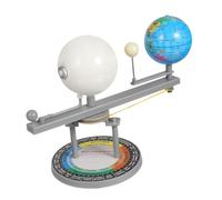 Modello globo del sistema solare - Strumento planetario, kit celeste | Simulatore spaziale 3D interattivo, divertente strumento di spiegazione del movimento planetario con display di rotazione chiaro