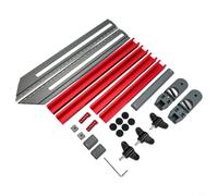 Modello Gradini Alluminio 45-150cm Regolabile | Lega alluminio leggera, anti-ruggine, regolabile 45-150cm, per ideale per ristrutturazioni domestiche