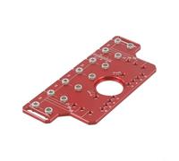 Modello guida per foratura 2 in 1 per maniglia e mensola con distanza tra i fori di 64 mm/128 mm/128 mm/192 mm e regolabile per il posizionamento dei bordi per ante dell'armadio (tipo A)