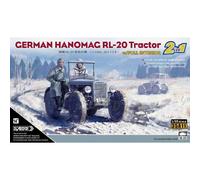 Modello Hanomag Rl-20 1/35 Sabre: Trattore Tedesco Wwii 2-in-1 Con Int