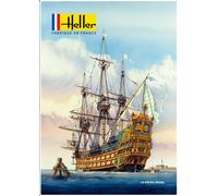 Modello Heller 1/100 Del Soleil Royal, Celebre Nave Ammiraglia Francese Di 104 C
