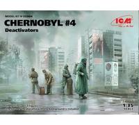 MODELLO ICM 35904 CHERNOBYL4. DISATTIVATORI (4 FIGURE) 1/35