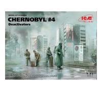 MODELLO ICM 35904 CHERNOBYL4. DISATTIVATORI (4 FIGURE) 1/35