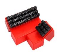 Modello in acciaio Strumenti for timbratura Punzone for timbri con lettere e numeri da 3-12,5 mm in acciaio con plastica(6mm Letters)